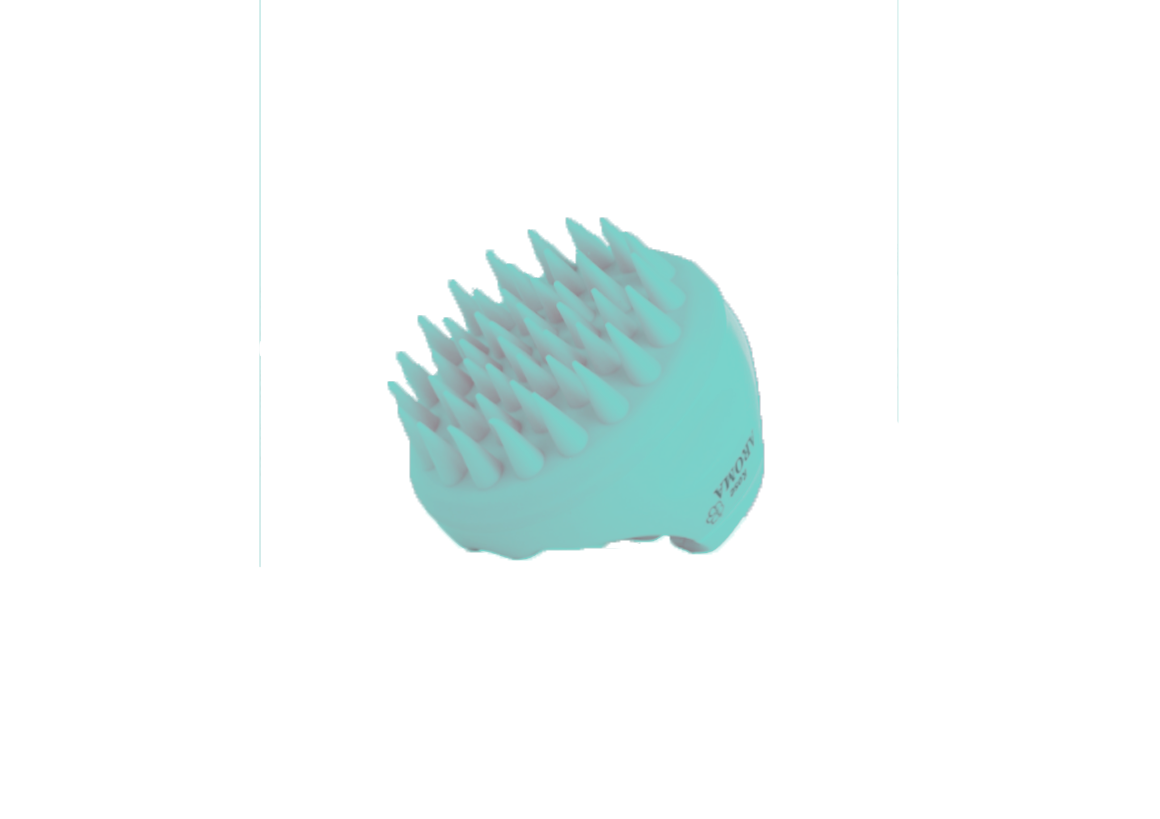 فرشة توزيع الشامبو ولتدليك فروة الرأس