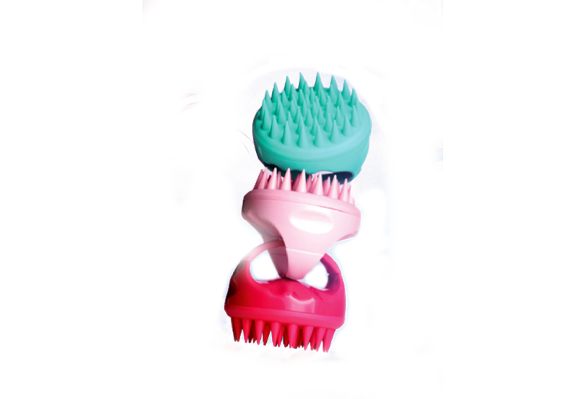 فرشة توزيع الشامبو ولتدليك فروة الرأس