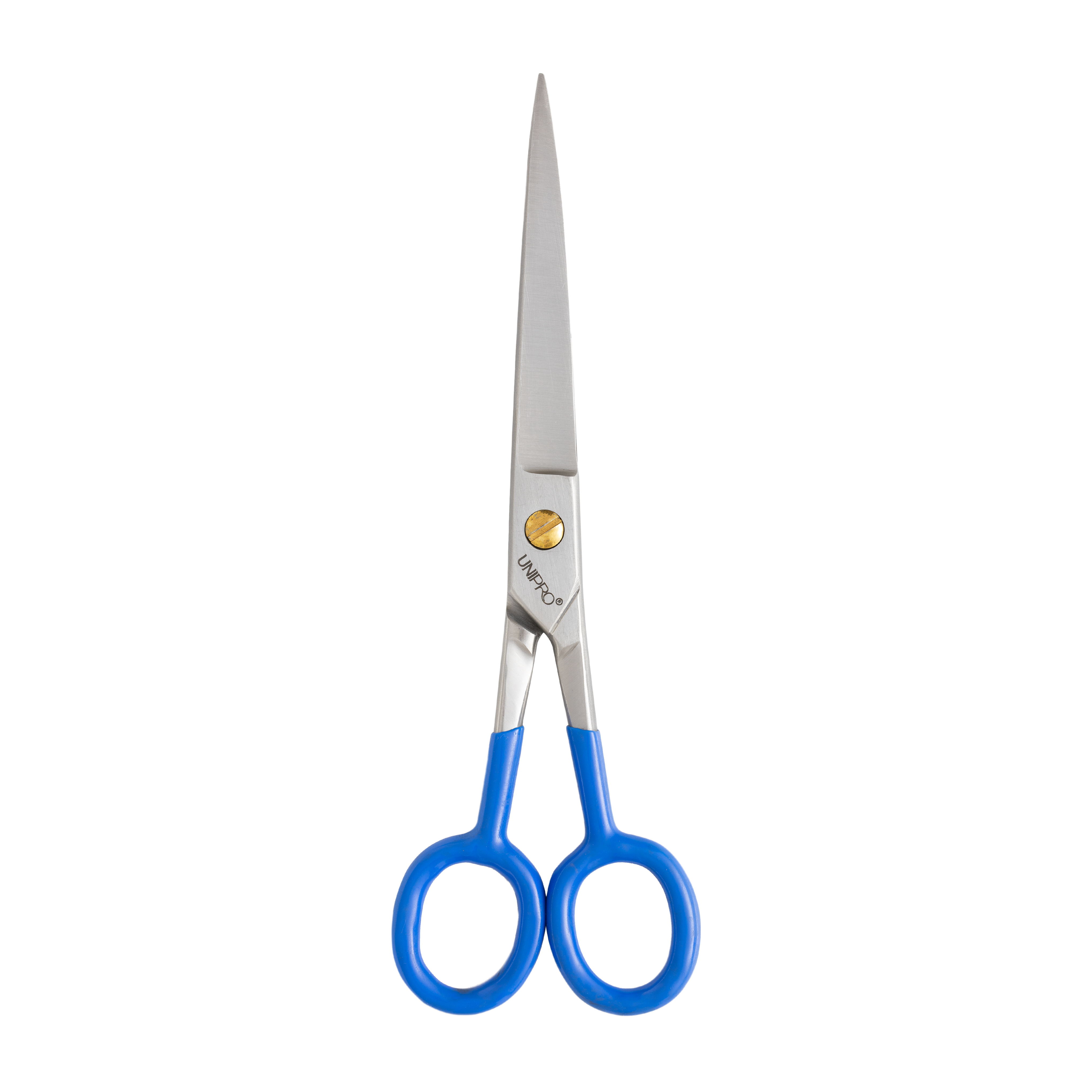 مقص ألمنيوم 17 سم بمقبض بلاستيك