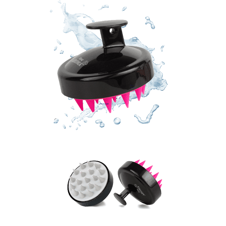 فرشة تو،يع الشامبو وتدليك فروة الرأس