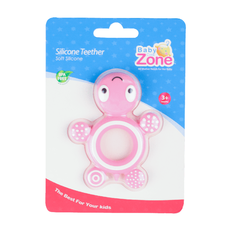 عضاضة سيلكونية بشكل سلحفاة