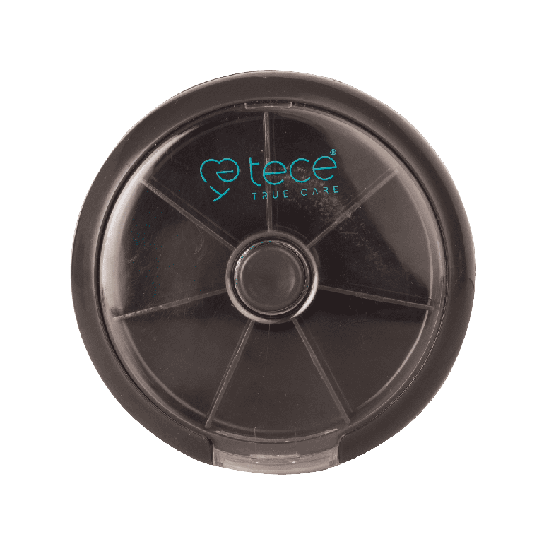 حافظة ومنظمة أقراص الدواء بخاصية الدوران