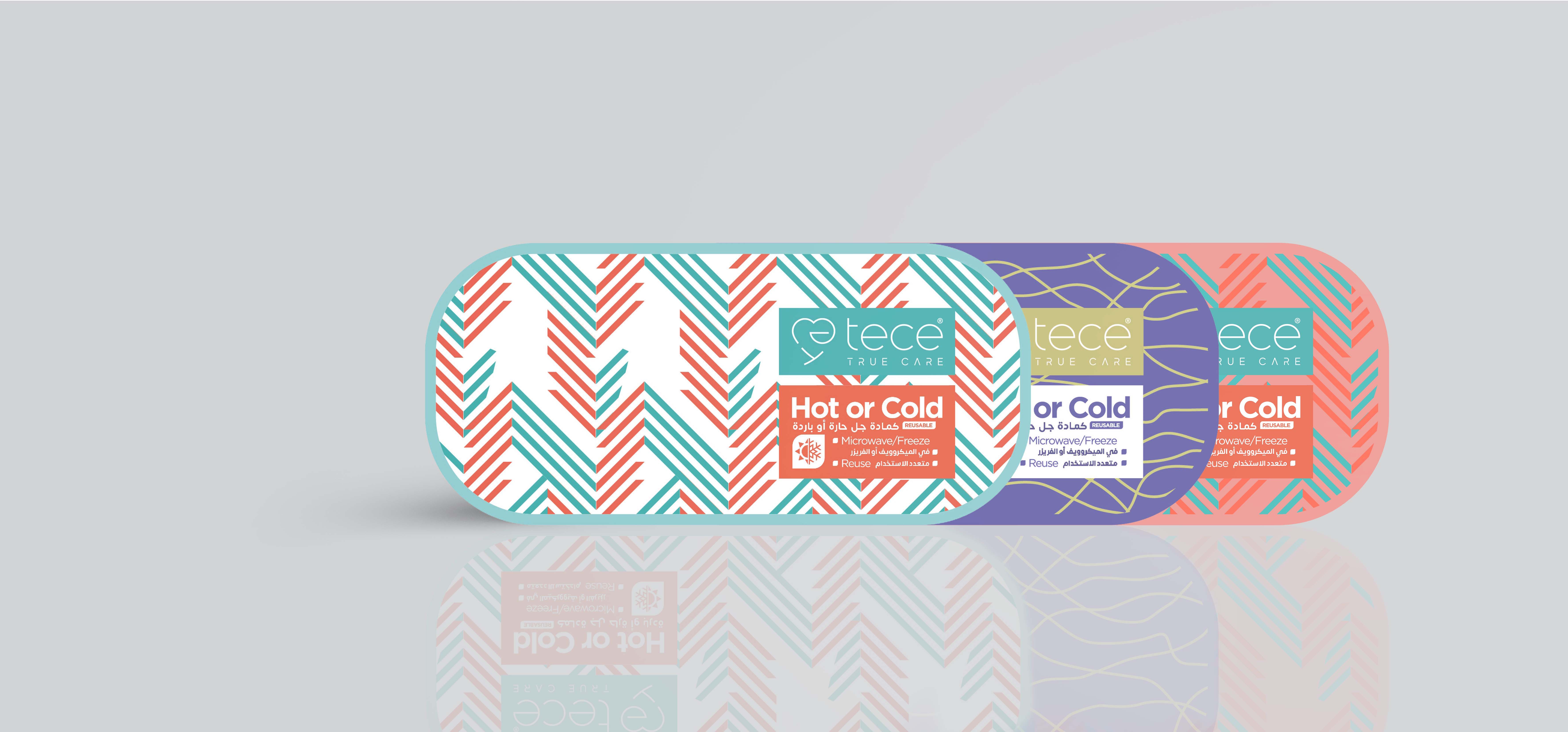 كمادة جل حار بارد للعلاج الطبيعي