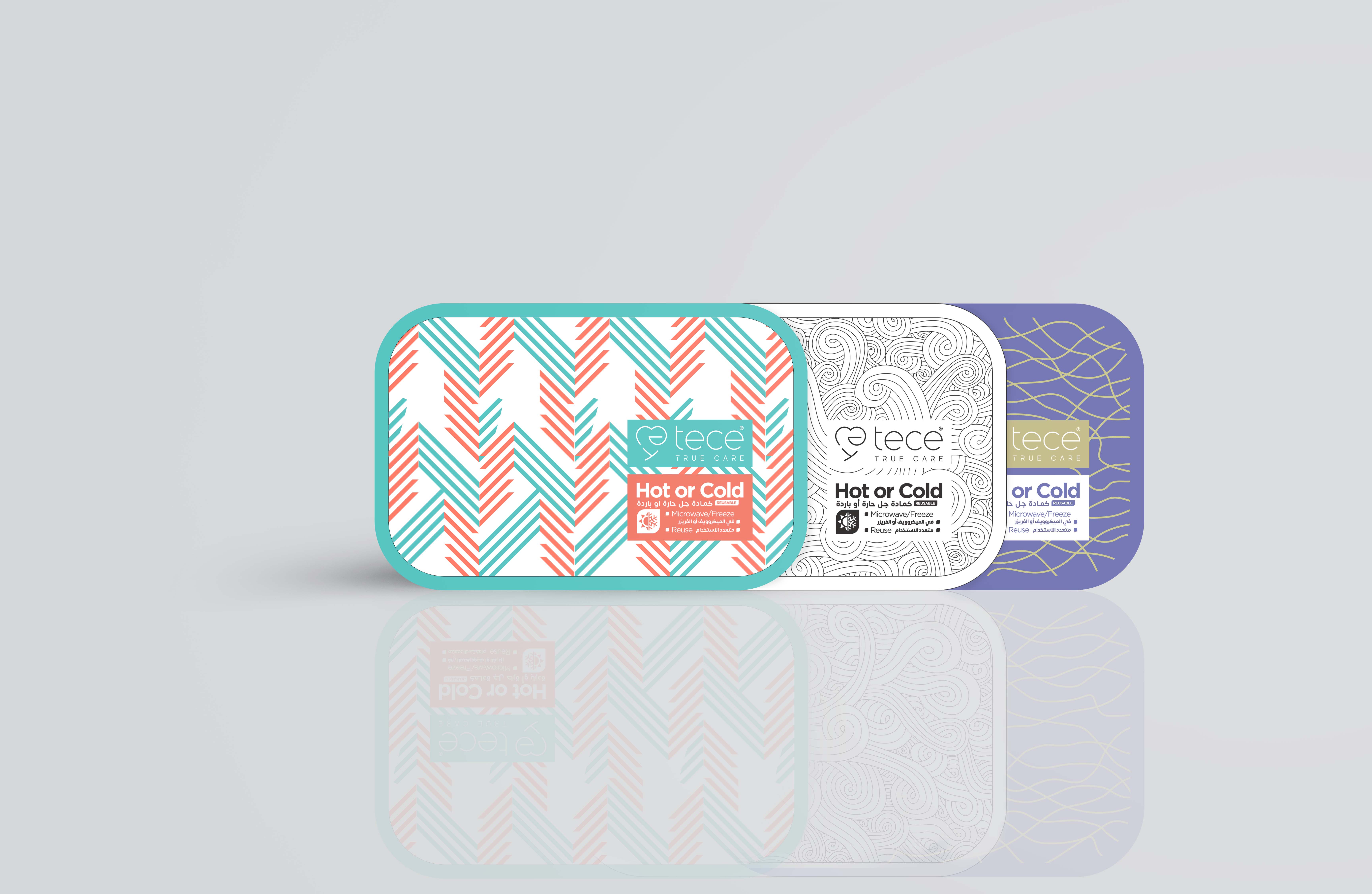 كمادة جل بارد كبيرة