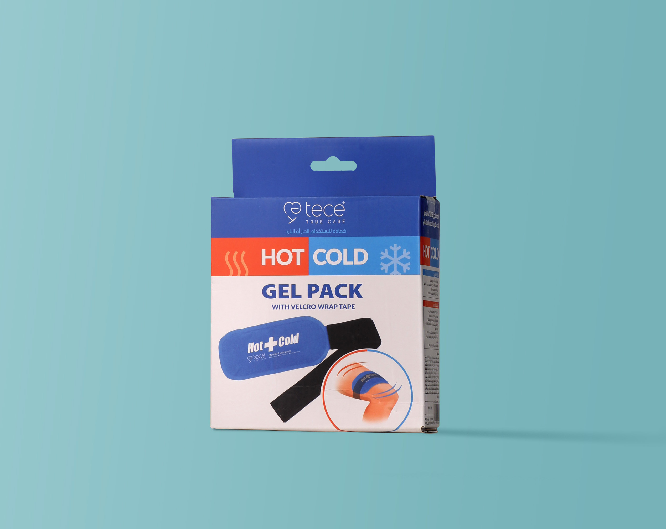 كمادة علاج طبيعي حار بارد بربطة