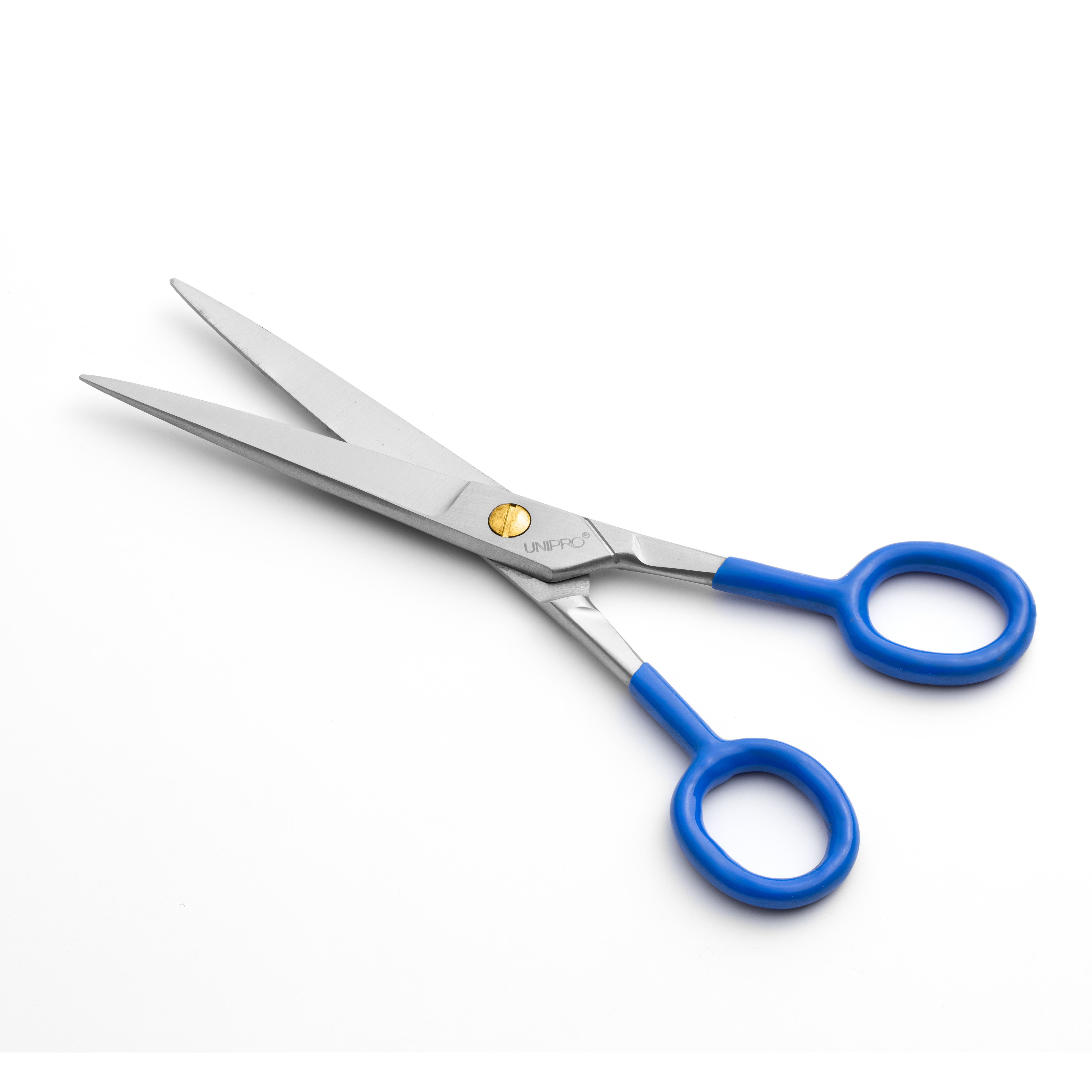 مقص ألمنيوم 17 سم بمقبض بلاستيك