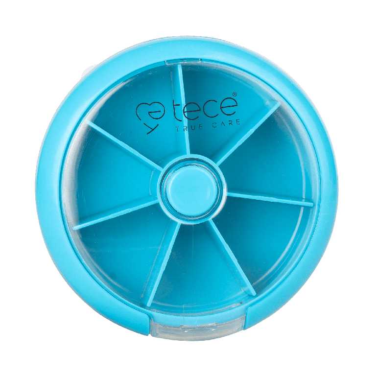 حافظة ومنظمة أقراص الدواء بخاصية الدوران