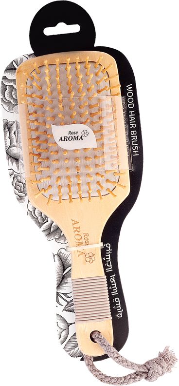 فرشة شعر خشبية