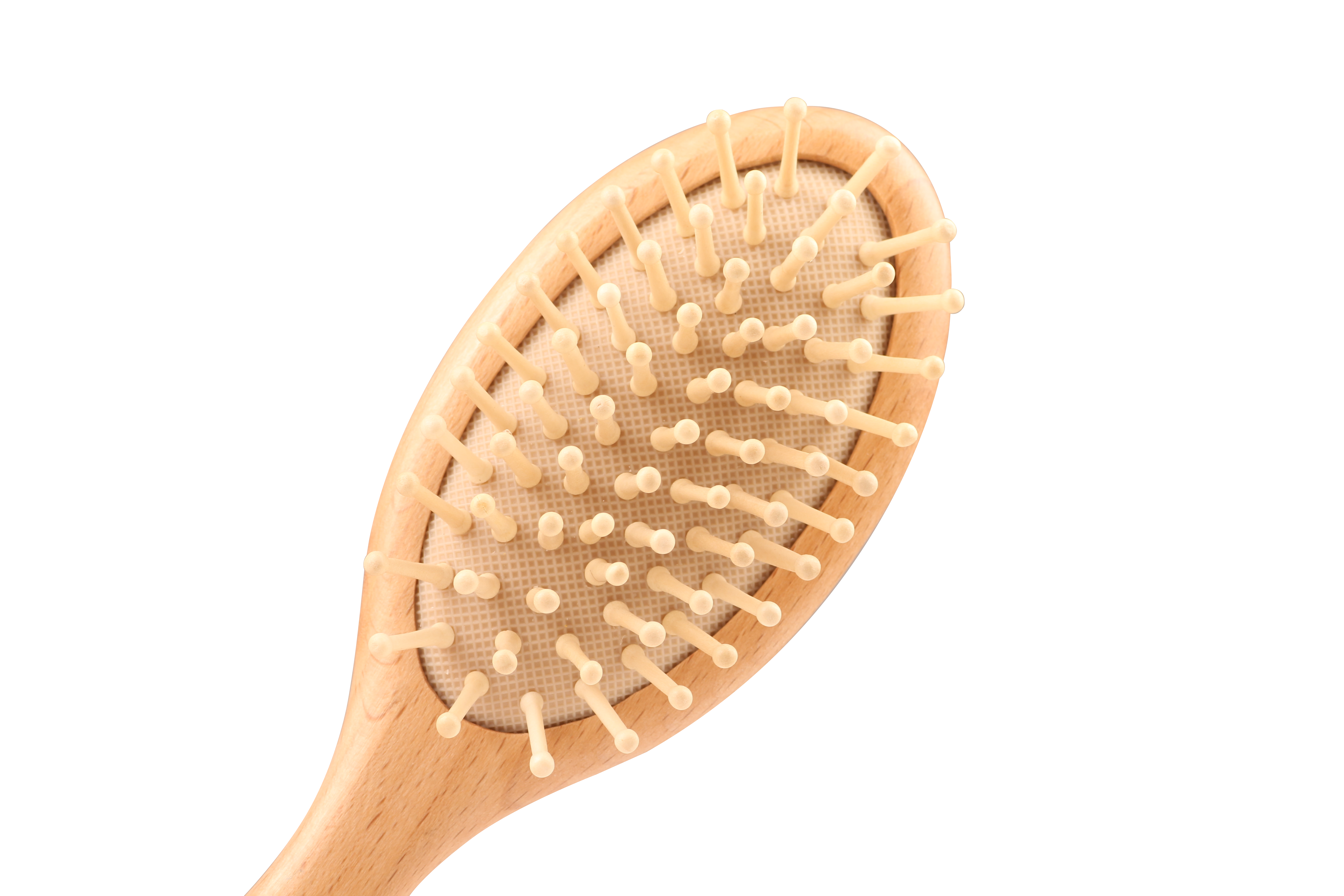 فرشة شعر خشبية صغيرة