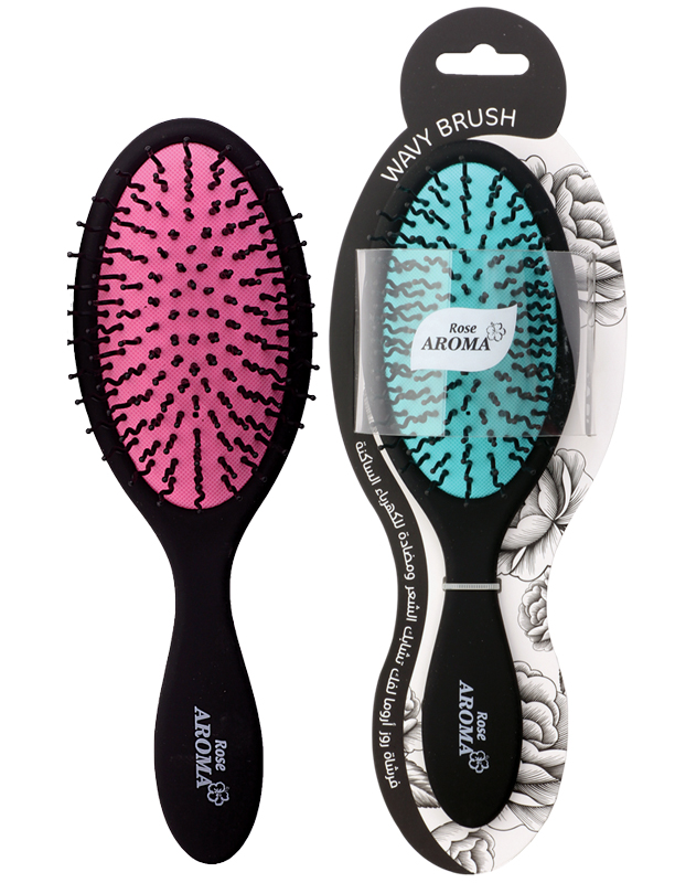 فرشة شعر برؤوس متعرجة