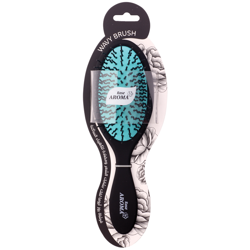 فرشة شعر برؤوس متعرجة