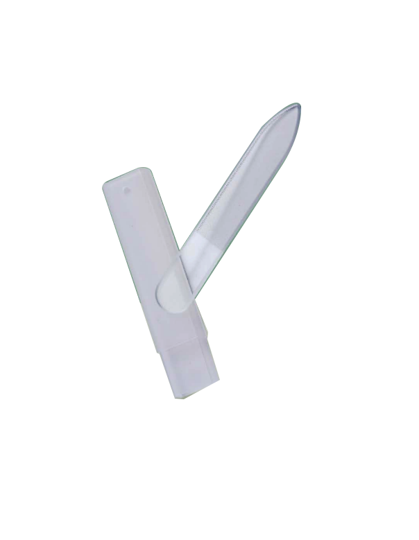 ملمع زجاجي مع عبوة حافظة