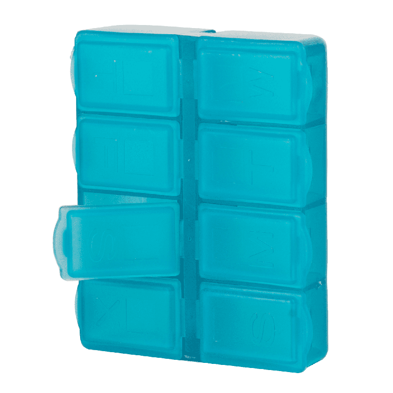 حافظة ومنظمة أقراص الدواء