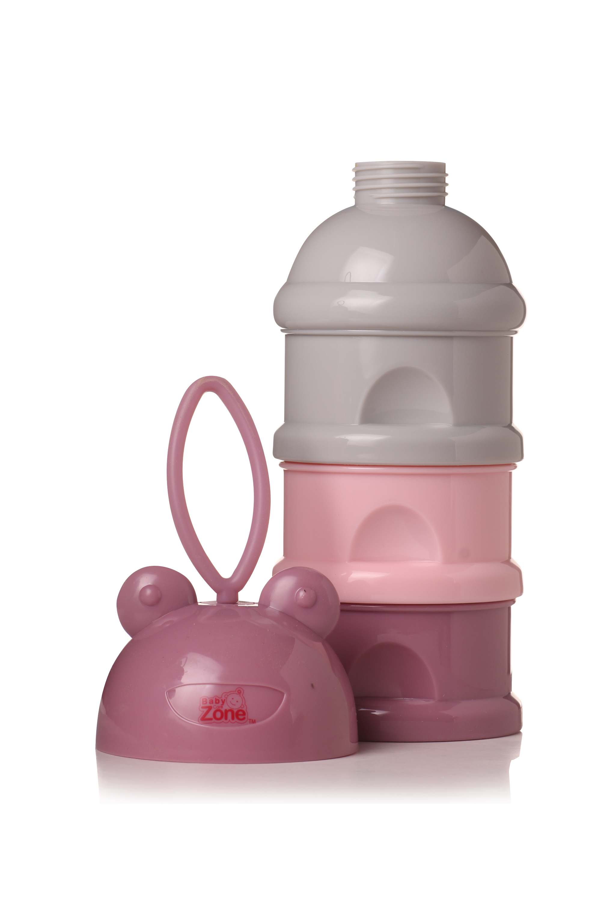 حافظة حليب ملونة 3 طبقات