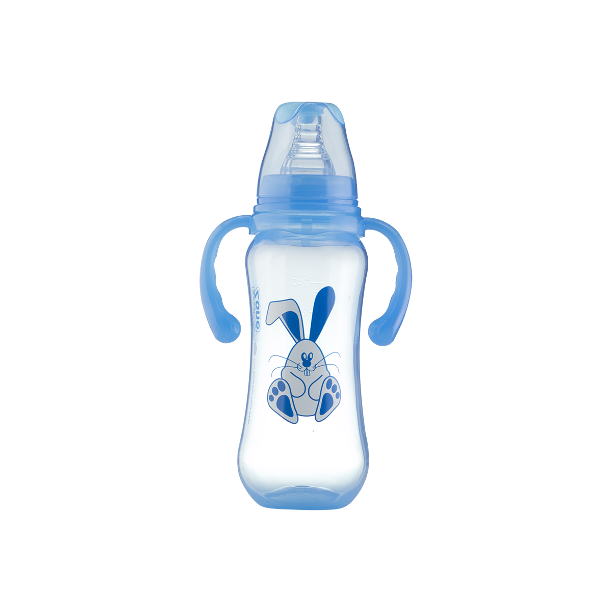 رضاعة ملونة بيدين 240 مل