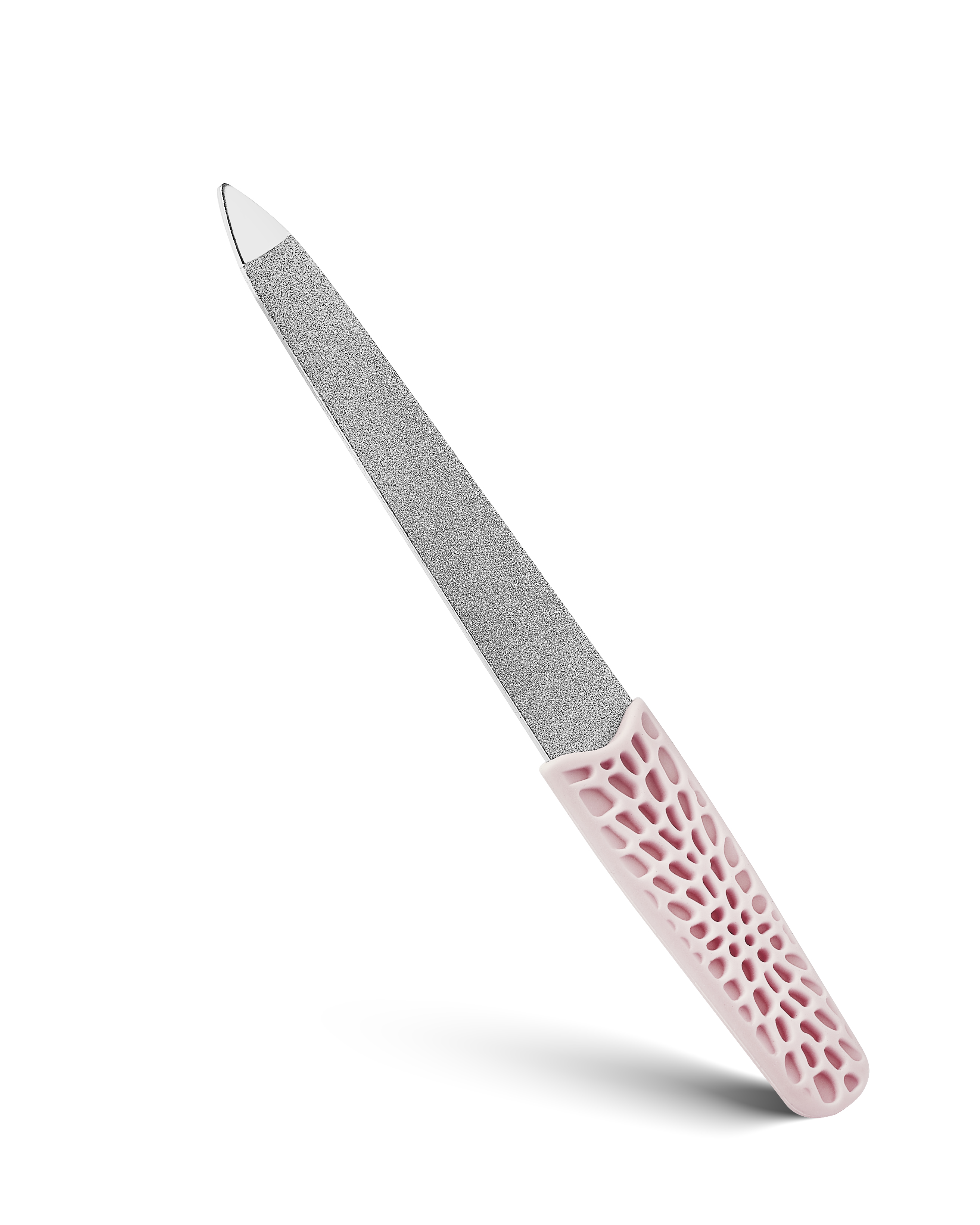 مبرد أظافر معدني بمقبض سيلكوني