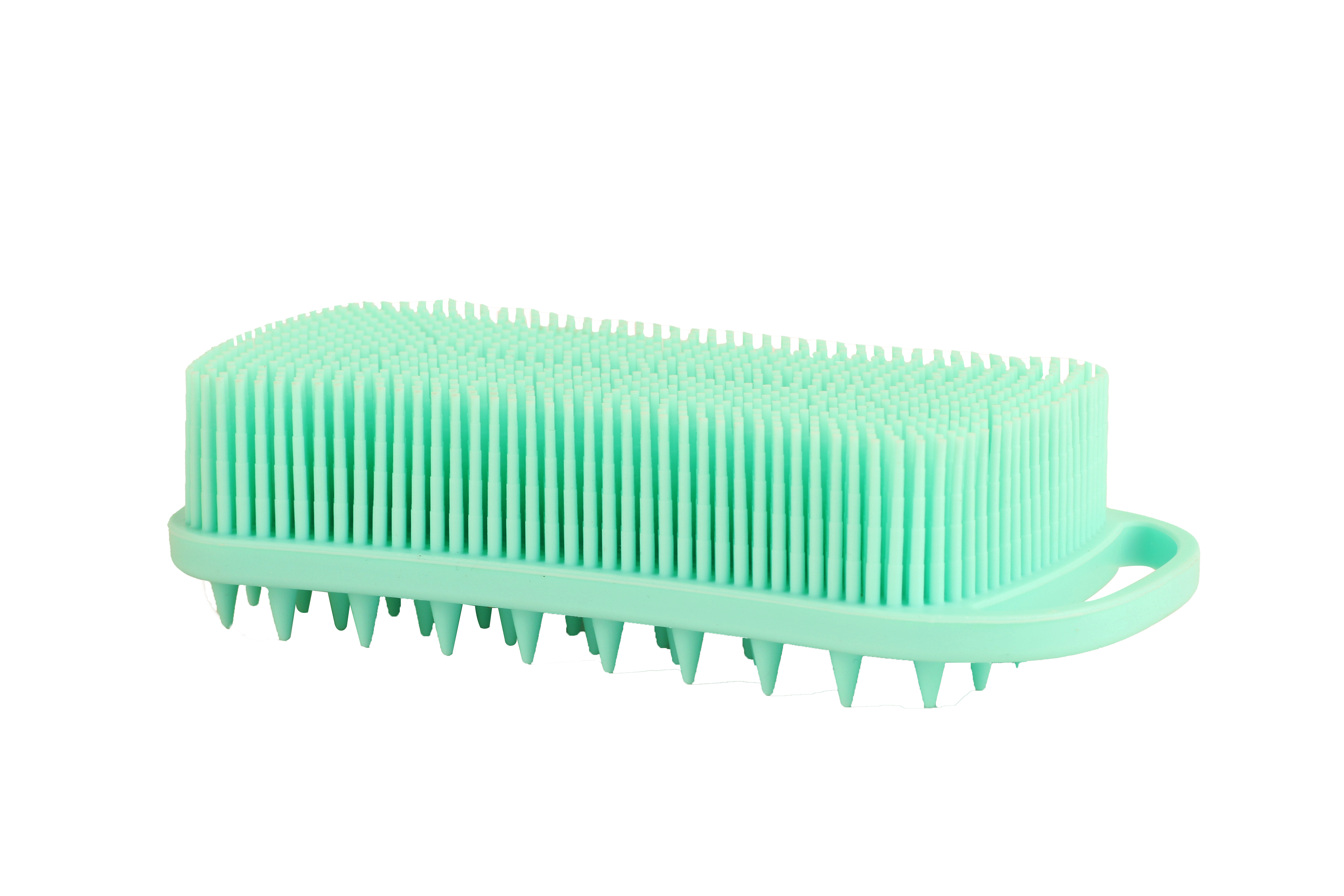 ليفة سيلكونية للتدليك وتوزيع كريم التقشير جهتين