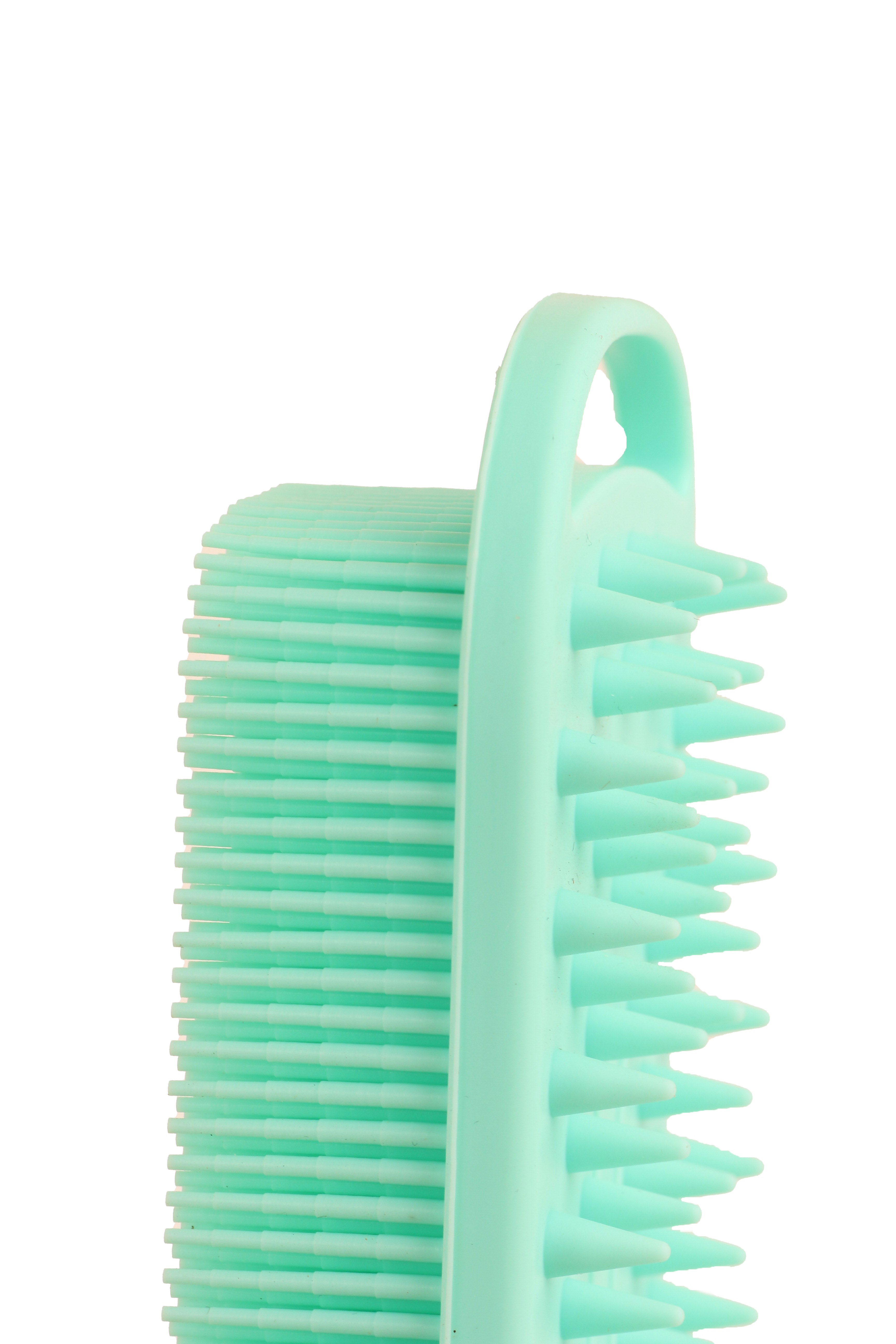 ليفة سيلكونية للتدليك وتوزيع كريم التقشير جهتين