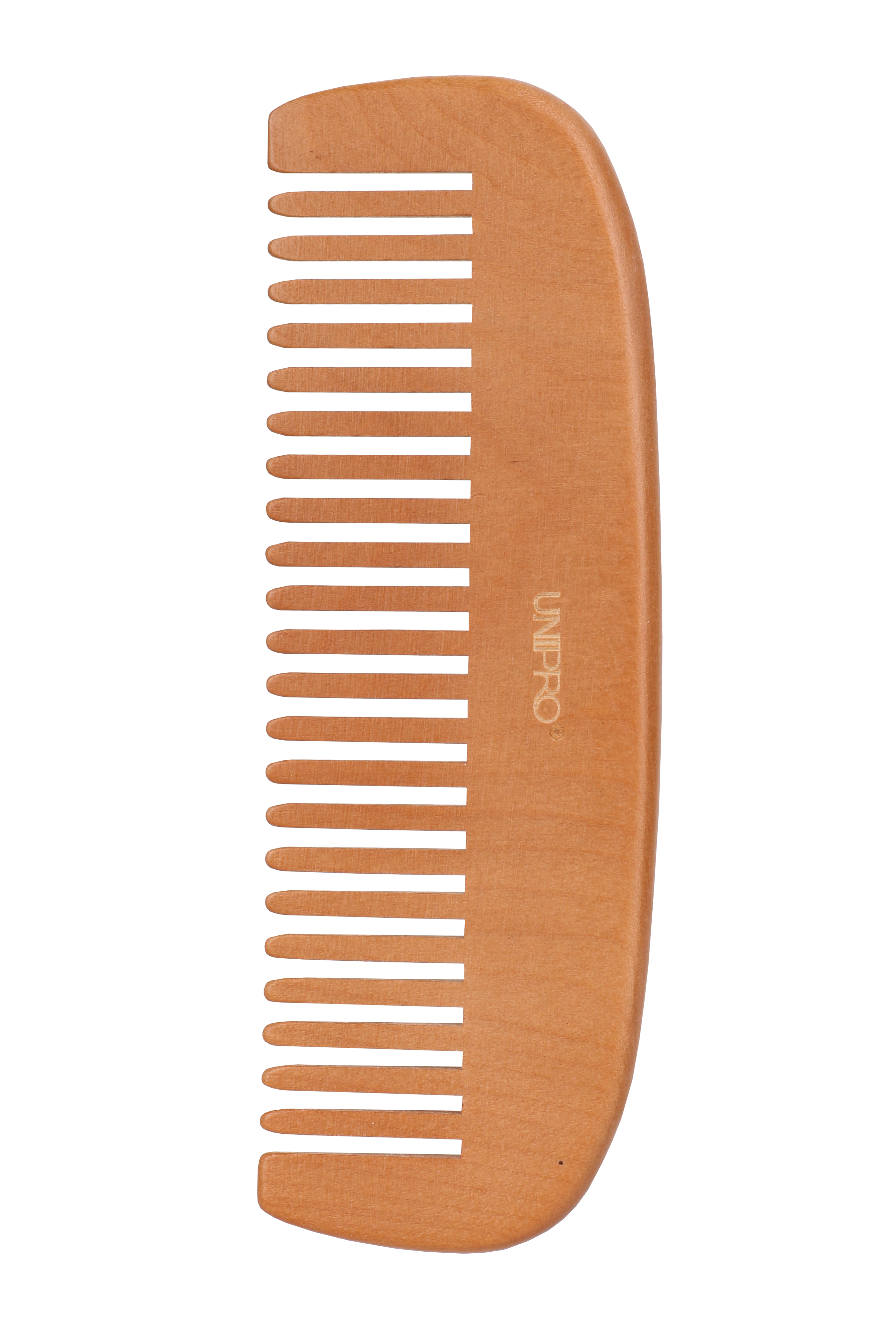 مشط خشبي لازالة تشابك الشعر وتدليك فروة الرأس أسنان متباعدة